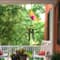 19" Orange Metal Butterfly Outdoor Garden Windchime